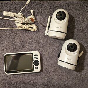 OKAIDI Video Baby Monitor with Camera and Audio, 5" Display